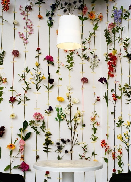 DIY Floral wall art Handspire