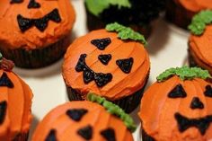 Halloween Pumpkin Cupcakes