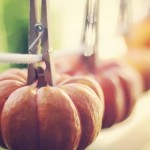 DIY Fall garland pumpkin