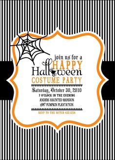 halloween party invitation