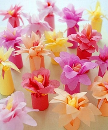 DIY Party Favors: Paper Flowers
