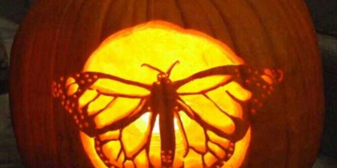 Butterfly Pumpkin Carving
