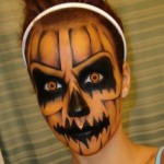 Scary Pumpkin Makeup