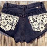 DIY Shorts lace