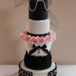 Wedding Cake black and white