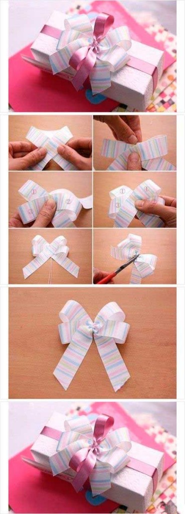 homemade ribbon bow