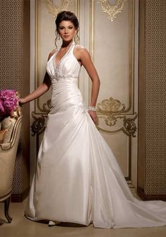 halter neck wedding dress 9