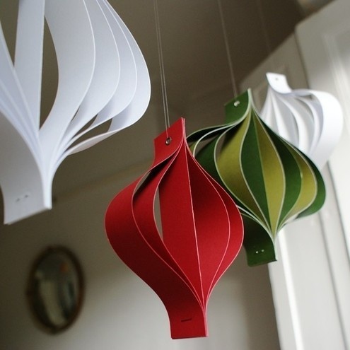 DIY Paper Christmas Decorations