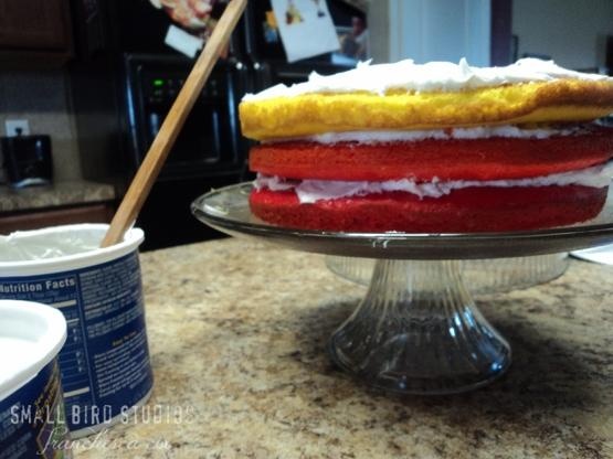 rainbow cake method