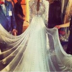 crystal wedding dress