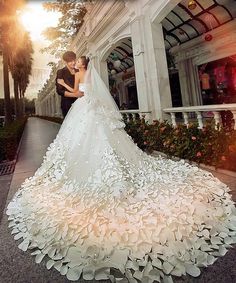 wedding dress train