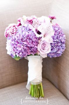 bouquet purple